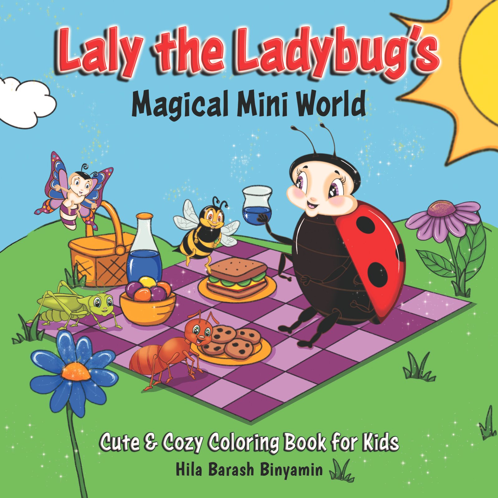 Magical Mini World Coloring Book cover